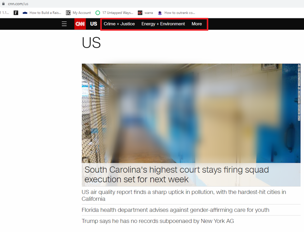 注意所有内容都属于 URL 结构