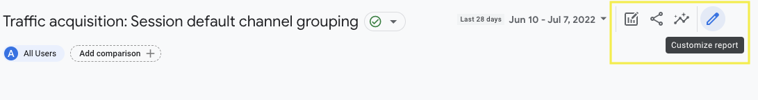 自定义 GA4 报告