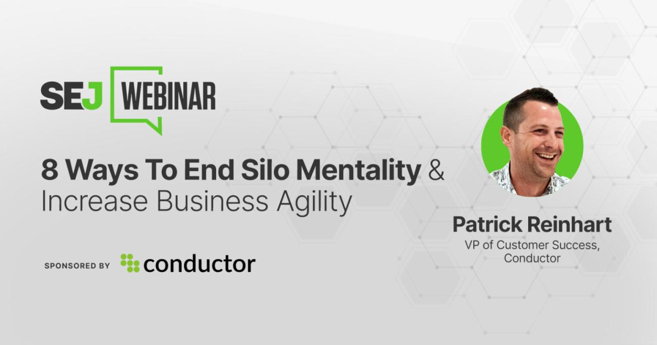 结束孤岛心态和提高业务敏捷性的 8 种方法