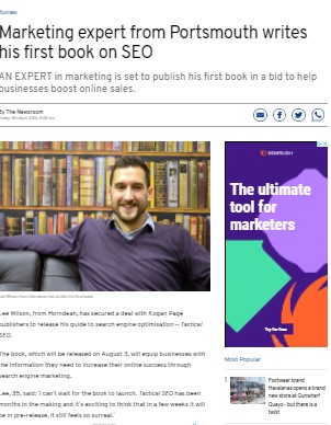 Lee Wilson 营销和商业作家 - 朴茨茅斯新闻 - Vertical Leap