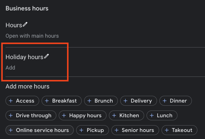编辑节假日时间。