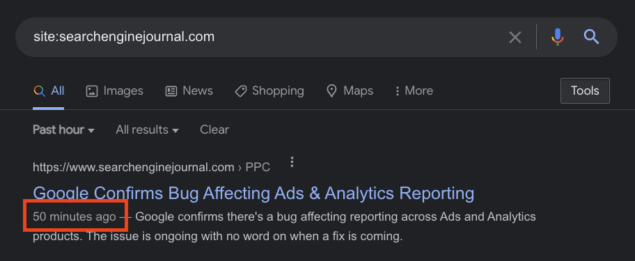 谷歌确认其搜索索引存在问题 [更新：已修复？]