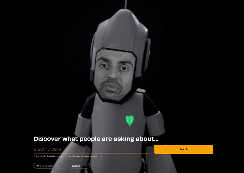 搜索听力工具 AnswerThePublic