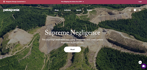 巴塔哥尼亚 shopify 商店