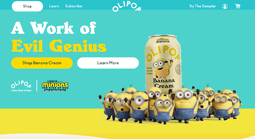 Olipop shopify 商店