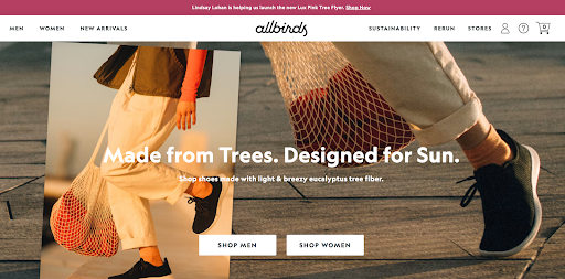 Allbirds shopify 商店