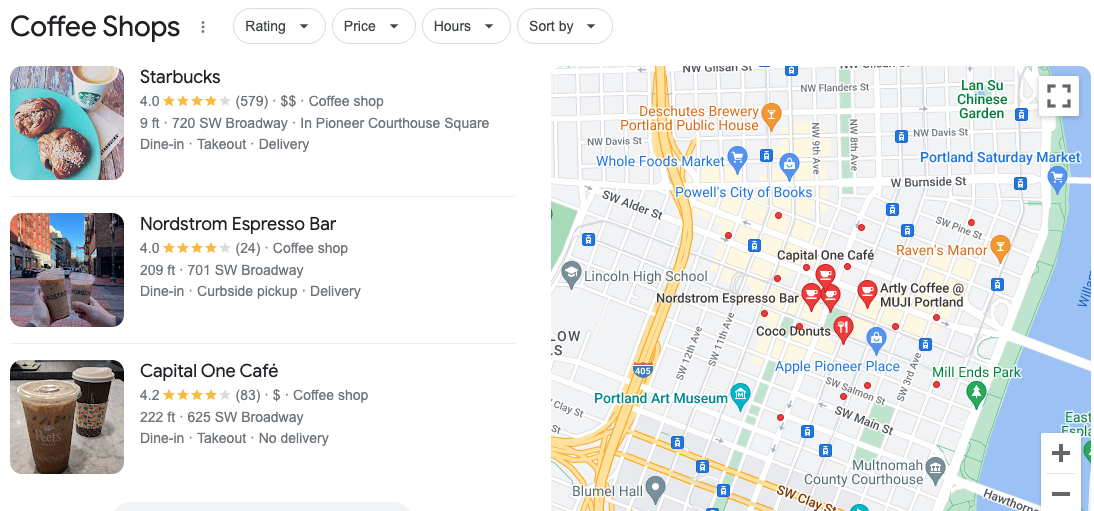 使用 Valentin.app 查看本地搜索结果