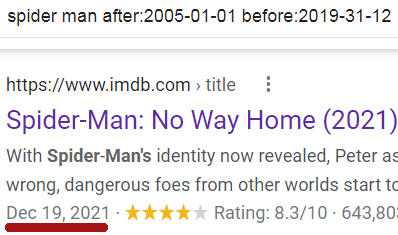 错误的搜索结果？