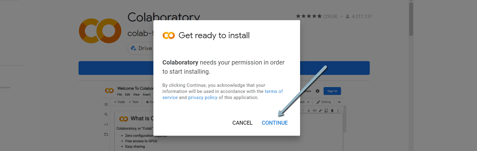 单击安装，然后继续，然后使用 OAuth 登录
