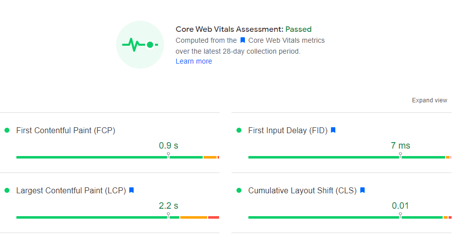 核心网络生命体征评估