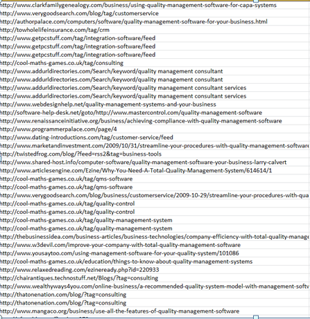Tech google SEO Checklist 电子表格的屏幕截图。