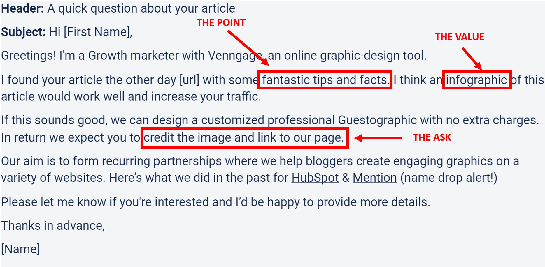 显示客座演讲的电子邮件。