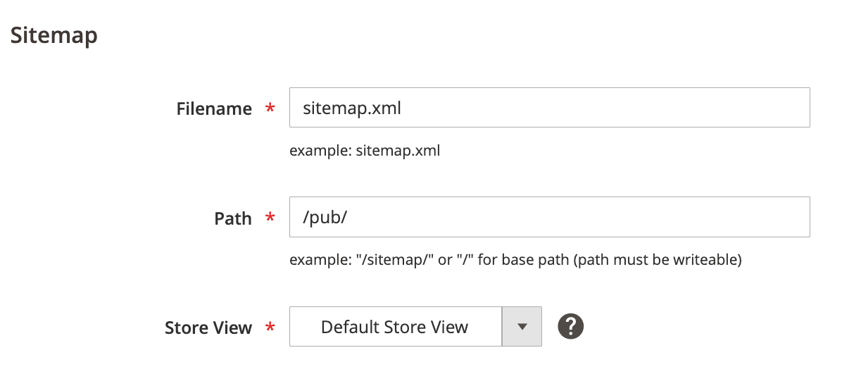 在 Magento 上设置 sitemap.xml。