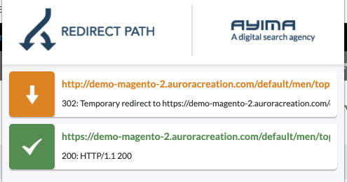 302 重定向路径。