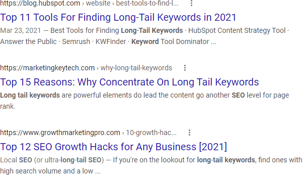 谷歌 SERP 标题：