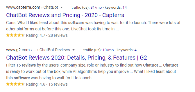 Google ChatBot 审核结果