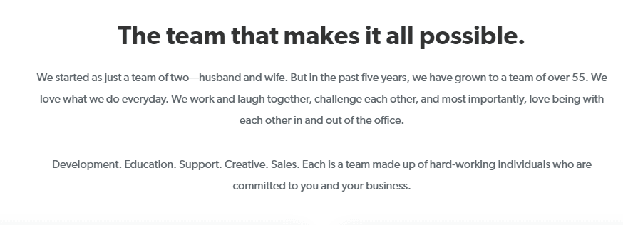 关于 Dove Real Beauty Pledge 团队的信息。