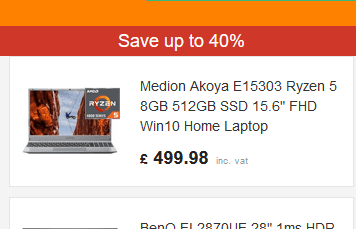 在 Ebuyer 移动版上显示的锚文本。